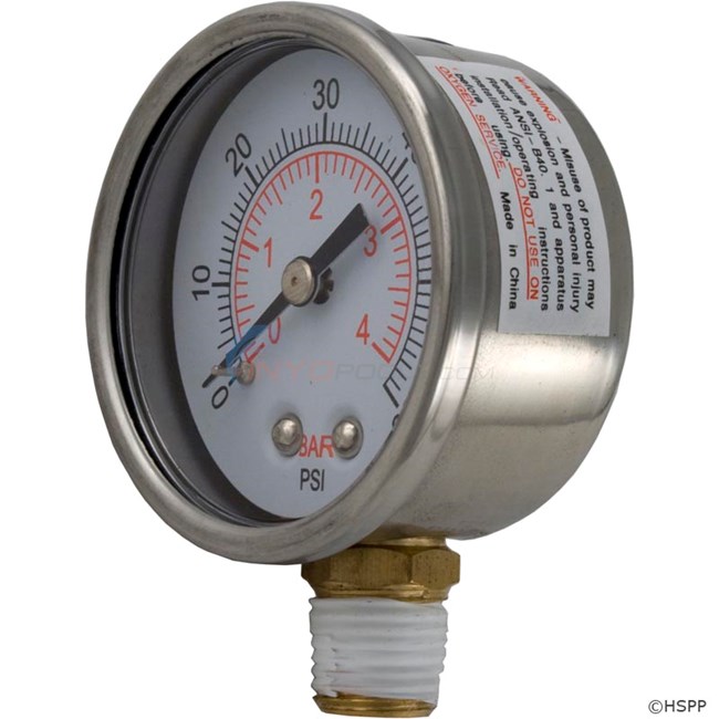 Waterway 830-3000 Pressure Gauge 8303000 Waterway 830-3000 Pressure Gauge 8303000